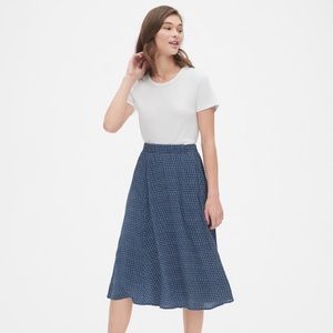 Blue Midi Skirt